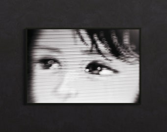 N ° 8 « Arcade Close up » - Physical Fine Art Photography Print - imprimé noir et blanc, mame, jeux vidéo, poker dames, affiche