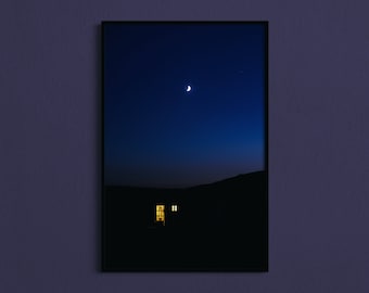Magritte – Minimalistyczny wydruk fotografii fizycznej
