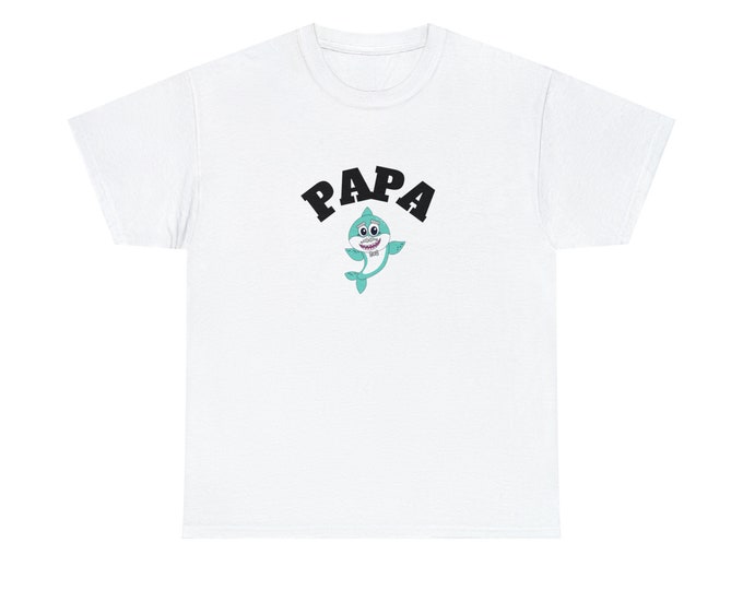 PAPA Shark Cotton Tee Tshirt