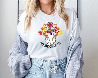 No me ghosta Halloween fun Cotton Tee Tshirt