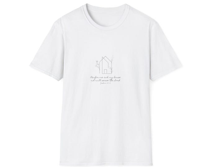 Christian T-Shirt, Religious Tee, Unisex Shirt, Inspirational Apparel, Serve the Lord, Faith Clothing