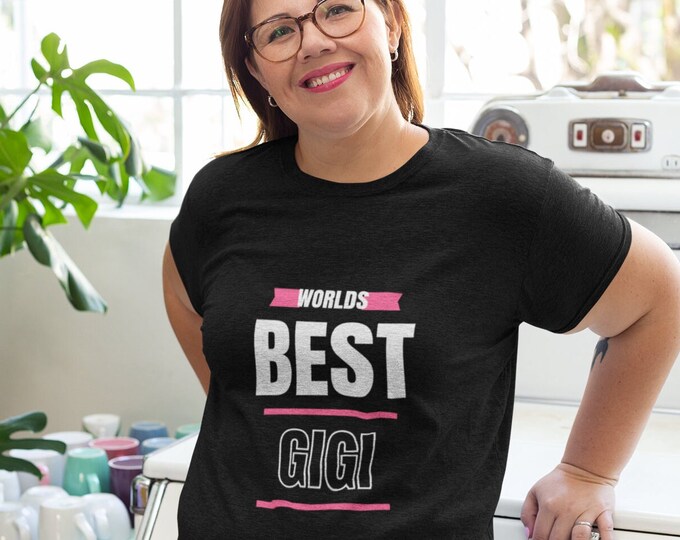 WORLDS BESY GIGI  Heavy Cotton Tee tshirt