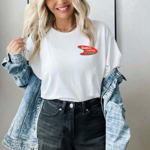 Retro Santa&#39;s coming to town Cotton Tee Tshirt