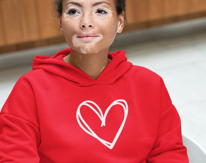 Heart Valentines day Unisex Heavy Blend Hooded Sweatshirt Hoodie Hoody