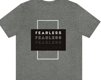FEARLESS Unisex Jersey Short Sleeve Tee t-shirt christian religious Clothing - Gender-Neutral Adult Clothing - Tops & Tees - T-shirts