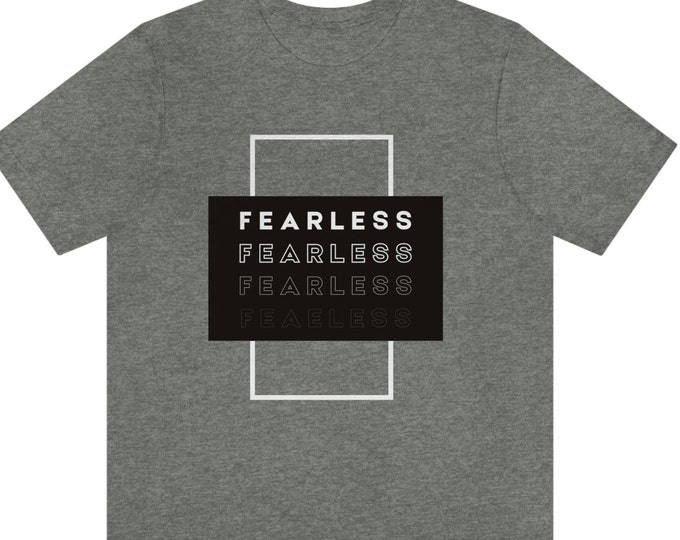 FEARLESS Unisex Jersey Short Sleeve Tee t-shirt christian religious Clothing - Gender-Neutral Adult Clothing - Tops & Tees - T-shirts