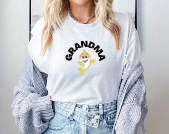 GRANDMA SHARK tee tshirt