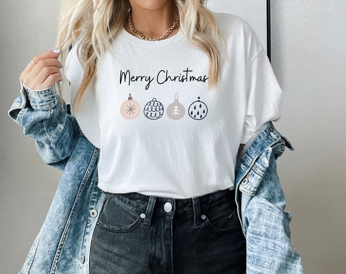 Merry Christmas Unisex Heavy Cotton Tee tshirt comfy cozy sporty athletic