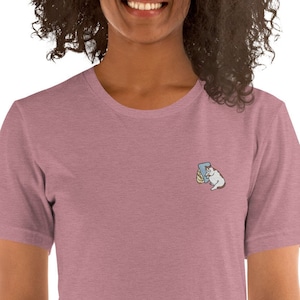 Chemise brodée originale meme chat qui pleure, vêtement de sorcière, chemise meme chat qui pleure, t-shirt meme chat triste drôle