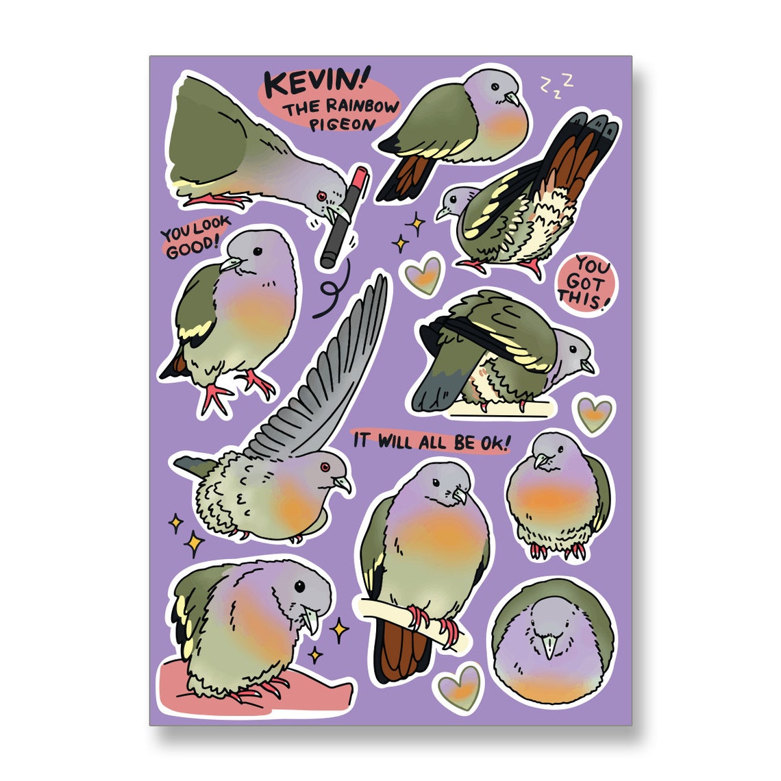 Pigeon sticker meme
