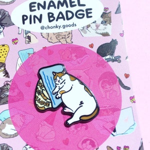 The Original Crying Cat Enamel Pin – Cat Meme pin, sad cat meme enamel pin, cat crying pillow pin, funny cursed cat pin, cowboy cat meme pin