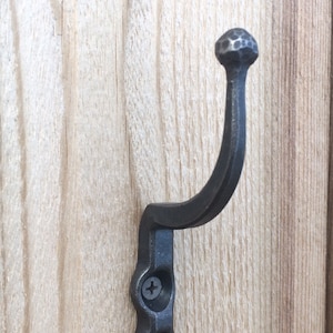 Coat and Hat Hook // Double Hook // Utility Hook image 1