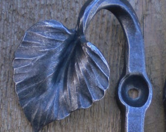 Forged Leaf Hook // Coat Hook // Hat Hook