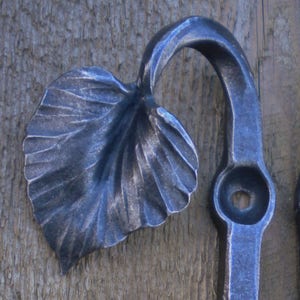 Forged Leaf Hook // Coat Hook // Hat Hook