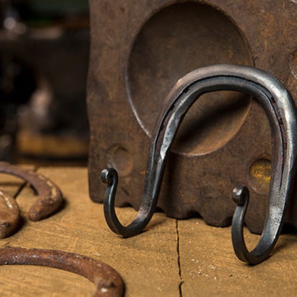 Horseshoe Hook // Double Horseshoe Hook // Coat Hook // Tack Hook