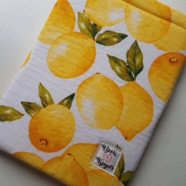 Lemon book sleeve - ALL SIZES