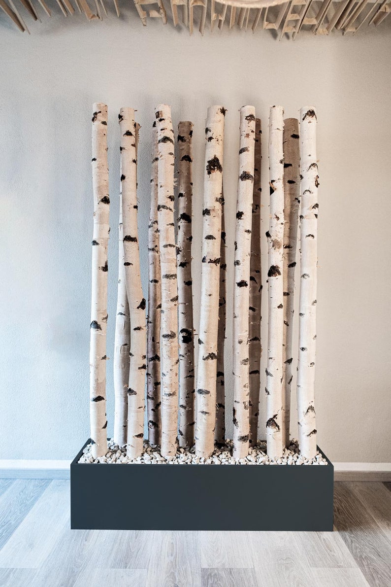 Birch wood room divider image 8