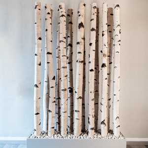 Birch wood room divider image 7