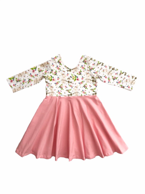 Spring Twirl Dress Easter Dress Flower Twirl Dress Toddler | Etsy