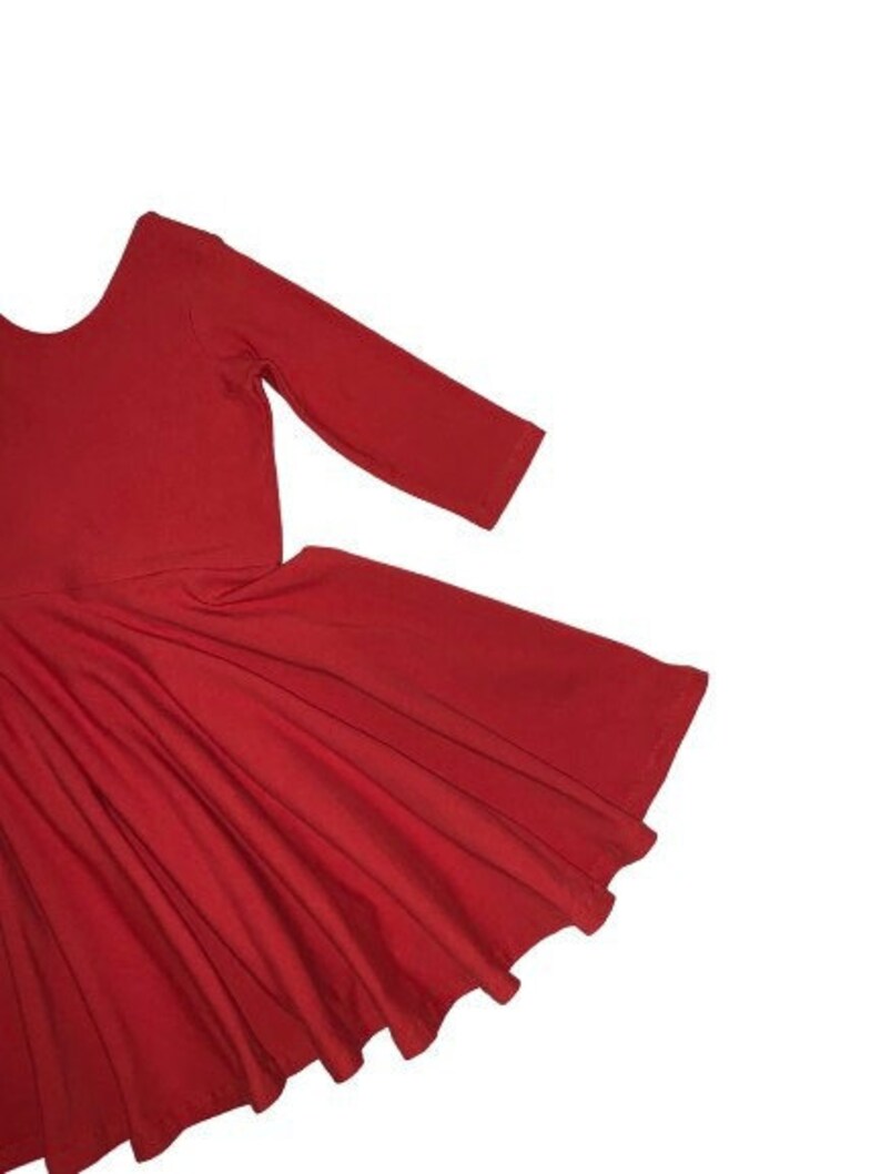 Rust Twirl Dress Rusty Color Dress Fall Dress Toddler Etsy