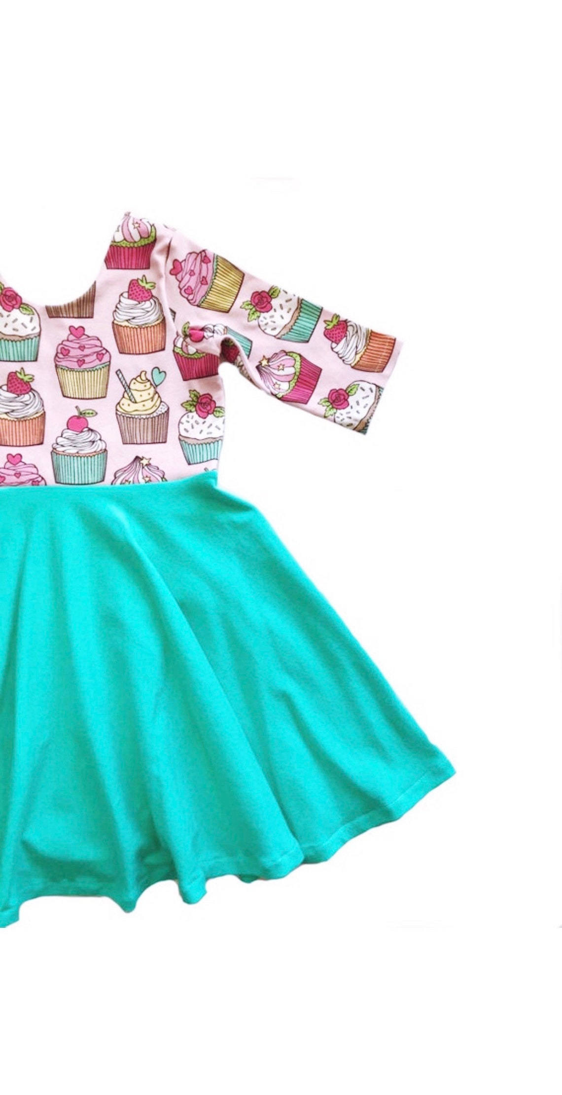 Birthday Dress Cupcake Dress Cupcake Twirl Dress Toddler Etsy
