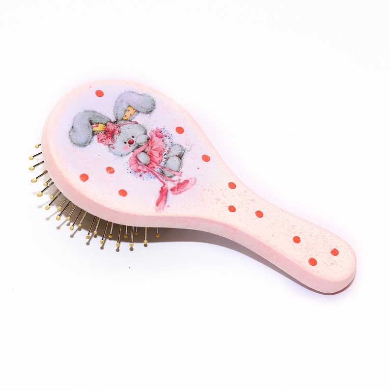 Wooden hair brush Baby accessory Personalized Hair brush Etsy