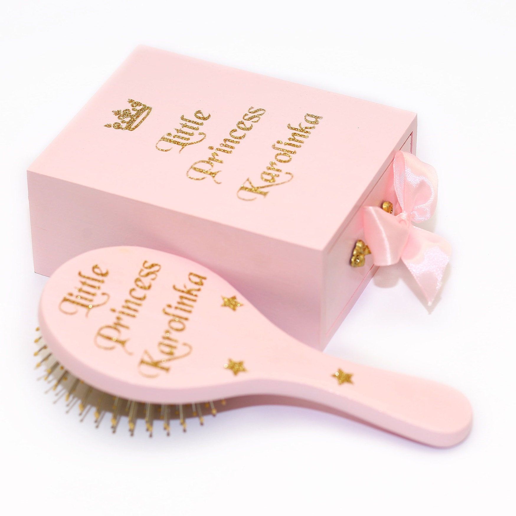 Personalized Hair brush with Name for Little Princess Wood Etsy
