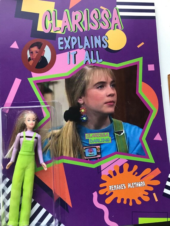 Clarissa Explains It All Action Figure Art Toy Designer Toy Etsy
