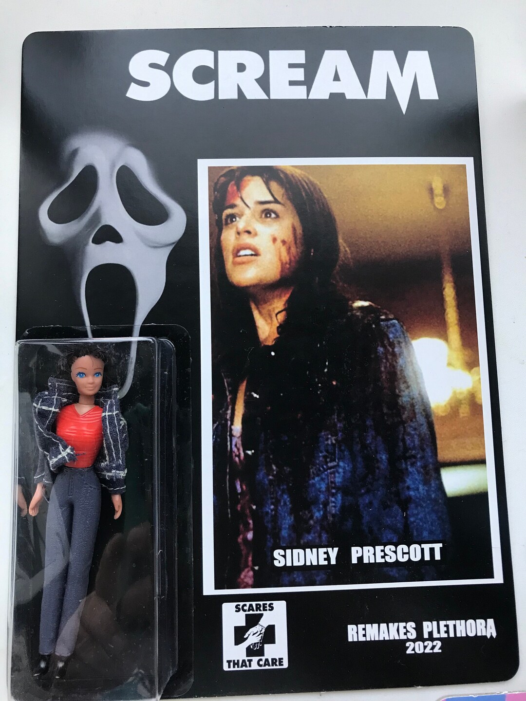 Scream Sydney Prescott Figure Art Action Figure Horror Movie Etsy