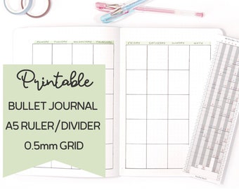 dot journal ruler etsy