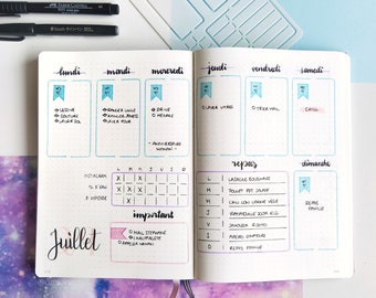 Hobonichi Weeks Planner Stencil & Bookmark 