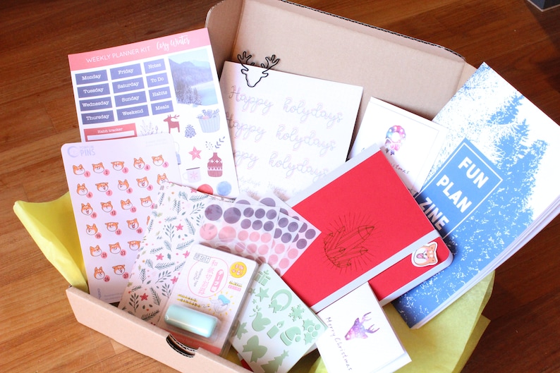 Box de Bullet Journal et  planner thème de Noël  Coffret de image 3