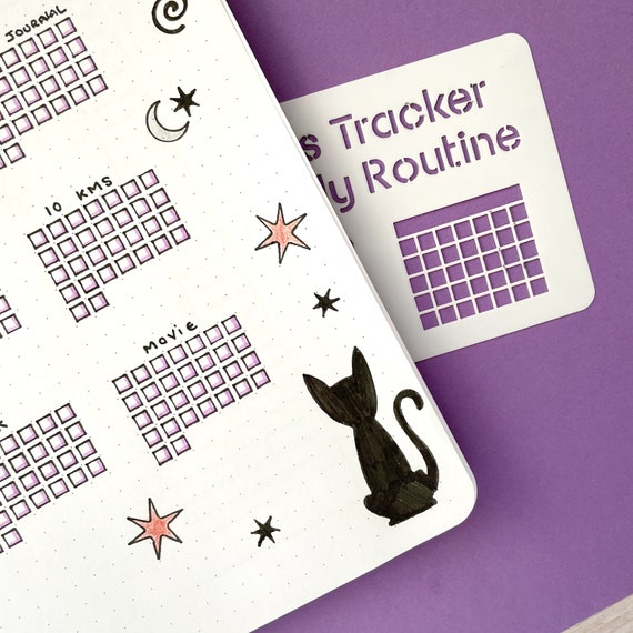 Trackers - Stencil Fan Book - 5 Sheets – The Happy Planner