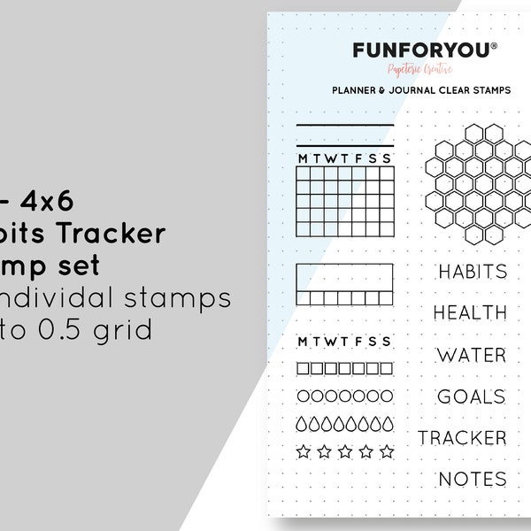 Journal Stamp Set Etsy