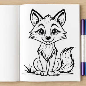 Fuchs Malvorlage