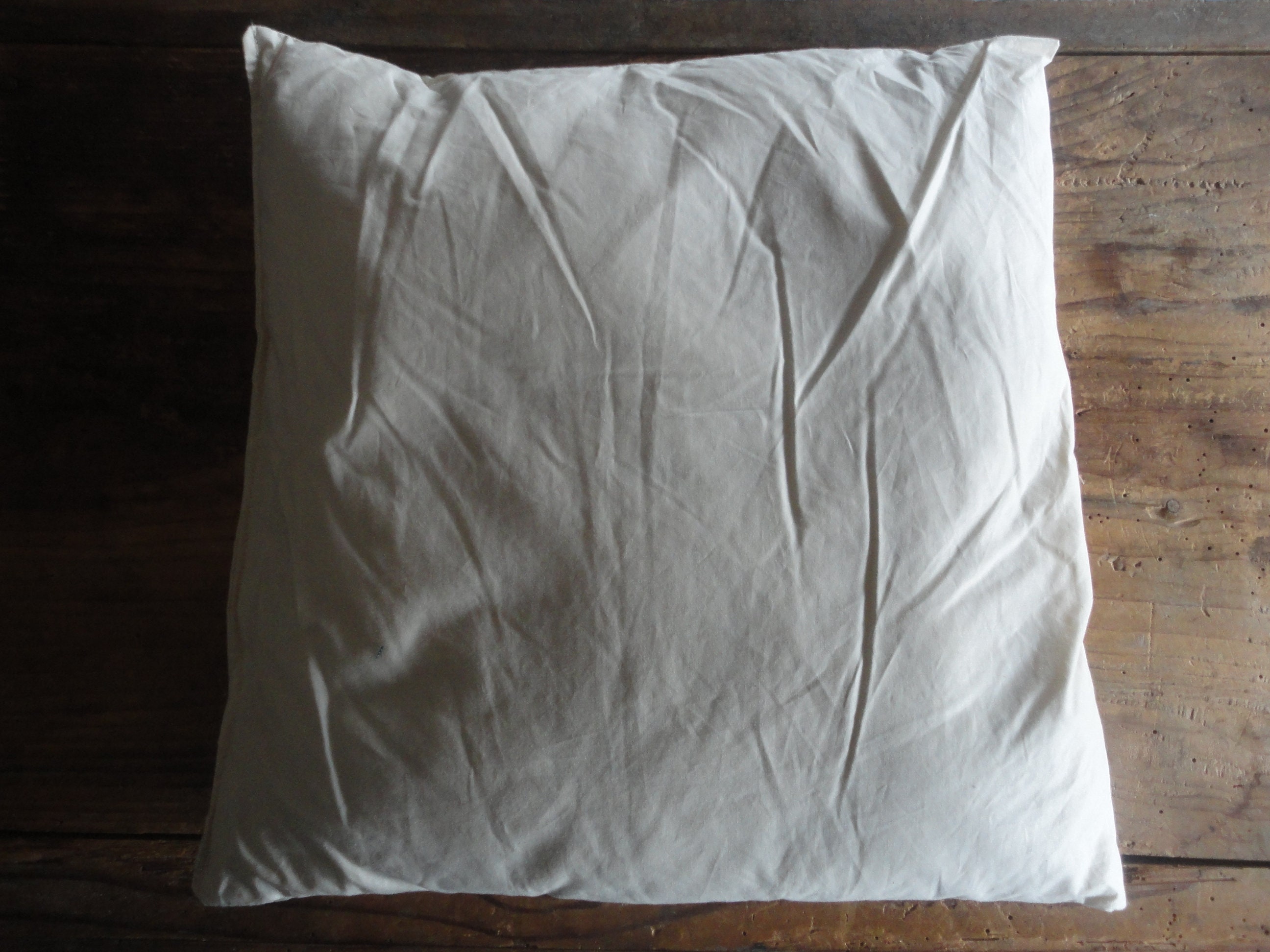 Organic Cotton Pillow Duvet Hand Made From Organic Cotton