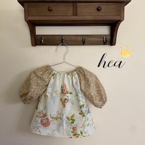 VINTAGE upcycled Peasant dress| girls baby toddler