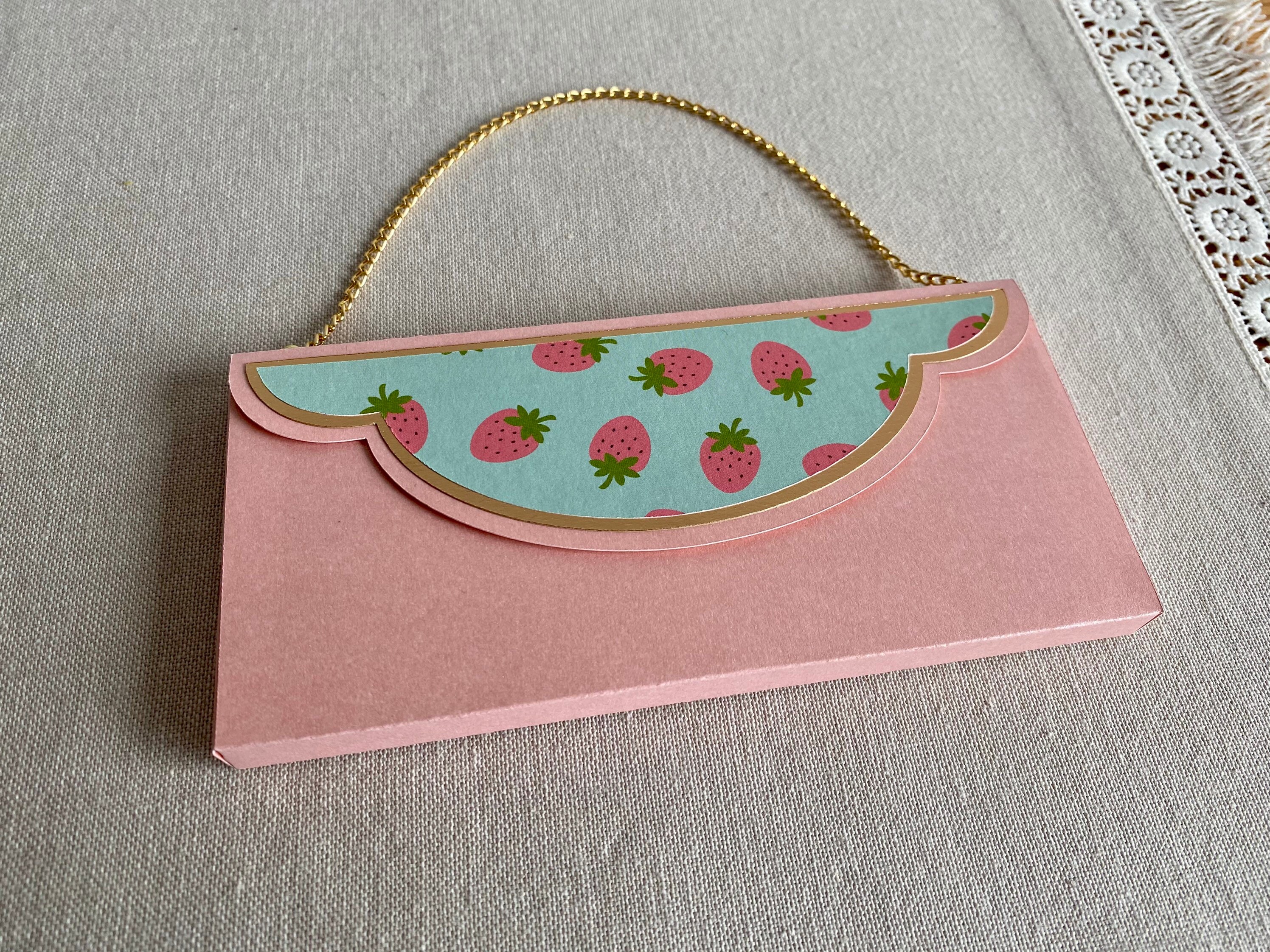 Chocolate Candy Bar Purse Clutch Favor Bag Box Perfect for 