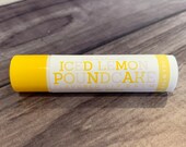 ICED LEMON POUNDCAKE Lip Balm - All Natural - Handmade
