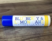 BLUEBERRY LEMON CAKE Lip Balm - All Natural - Homemade - Easter Flavors