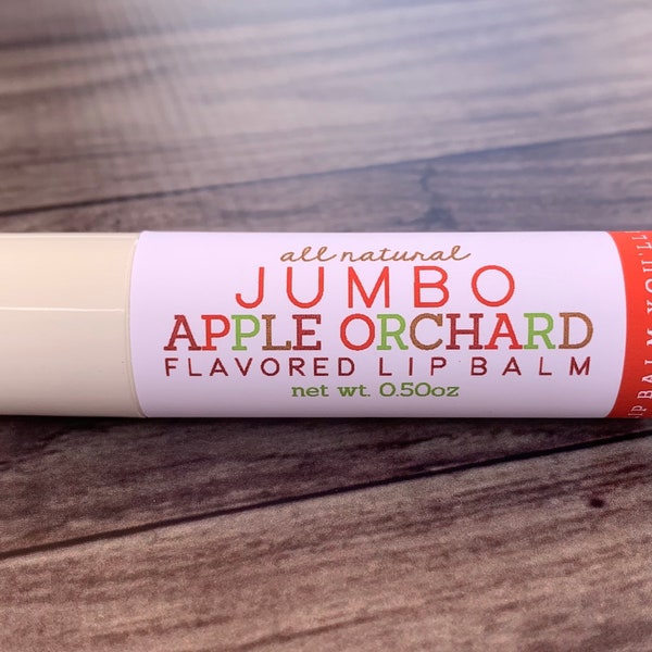 JUMBO Apple Orchard Lip Balm - All Natural - Handmade