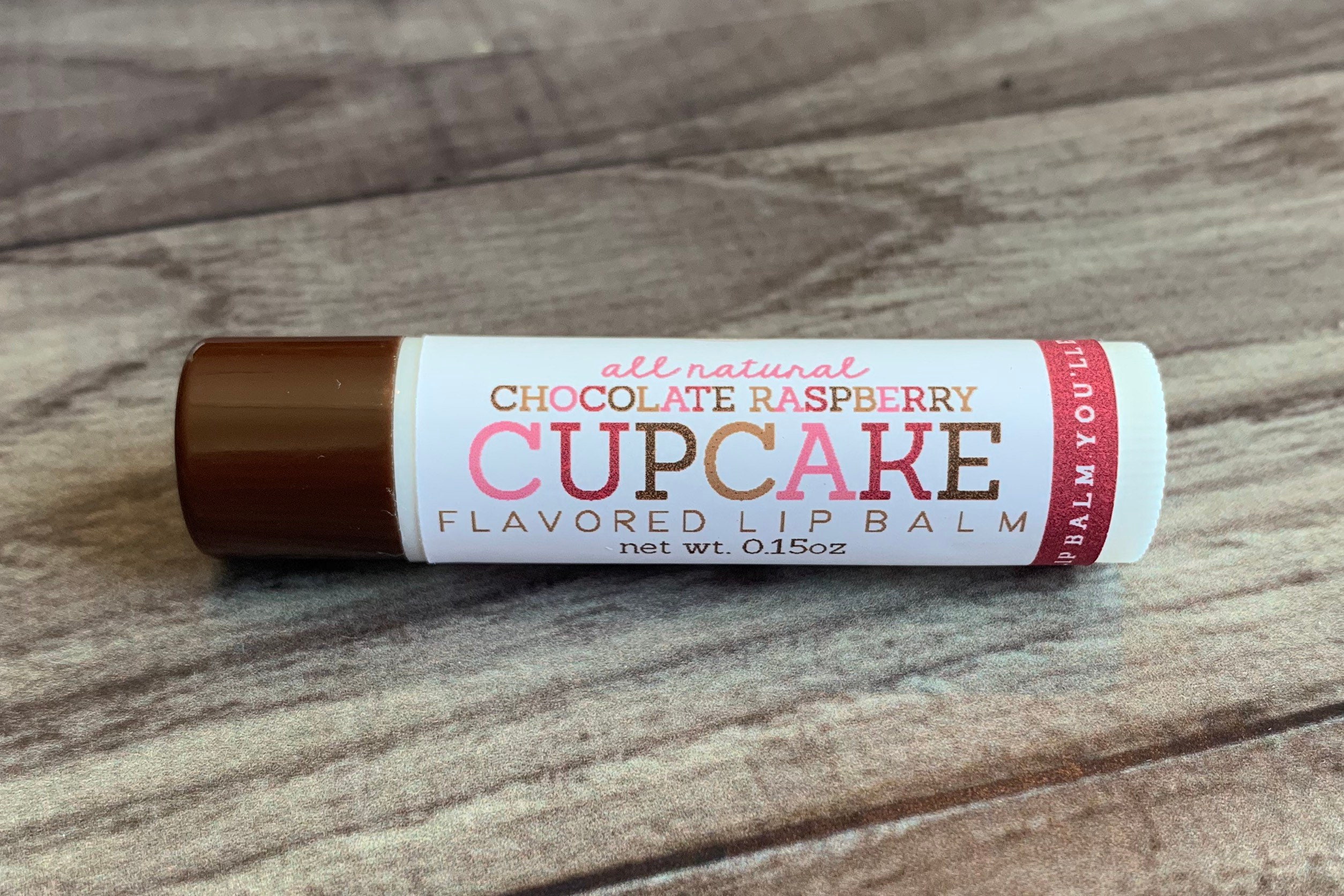 CHOCOLATE RASPBERRY CUPCAKE Lip Balm All Natural Handmade Etsy