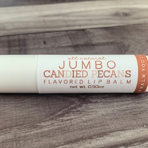 JUMBO Candied Pecans Lip Balm - All Natural - Handmade