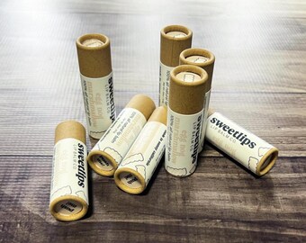 Egg Nog Marshmallow Flavored Lip Balm | Handmade Lip Balm | Eco-Friendly Lip Balm | All Natural Lip Balm | Beeswax Lip Balm
