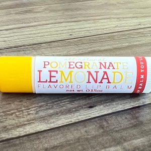 Pomegranate Lemonade Lip Balm - All Natural - Handmade