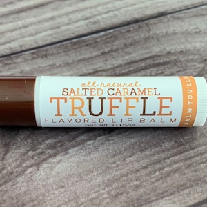 Salted Caramel Truffle Lip Balm - All Natural - Handmade