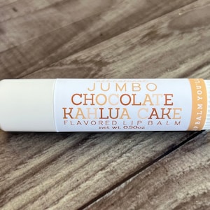 JUMBO Chocolate Kahlua Cake Lip Balm - All Natural - Handmade