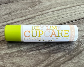 Key Lime Cupcake Lip Balm - All Natural - Handmade