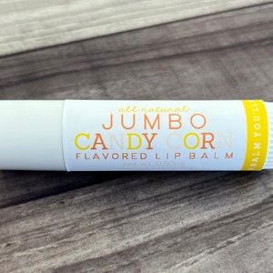 JUMBO Candy Corn Lip Balm - All Natural - Handmade