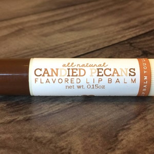 Candied Pecans Lip Balm - All Natural - Homemade - Carnival Flavors